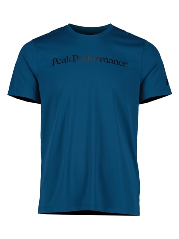 Peak Performance Functioneel shirt blauw/zwart