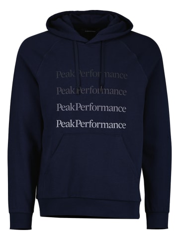 Peak Performance Hoodie donkerblauw