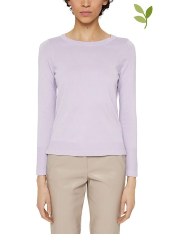 ESPRIT Sweter w kolorze liliowym