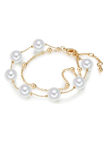 Perldesse Pozłacana bransoletka z perłami