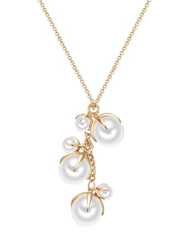 The Pacific Pearl Company Vergold. Halskette mit Anhänger - (L)42,5 cm