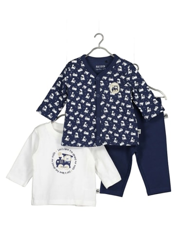 Blue Seven 3-delige outfit wit/donkerblauw