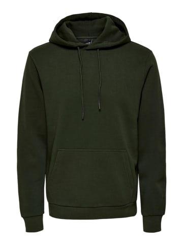 ONLY & SONS Hoodie "Ceres" in Dunkelgrün