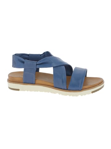 Andrea Conti Leren sandalen blauw