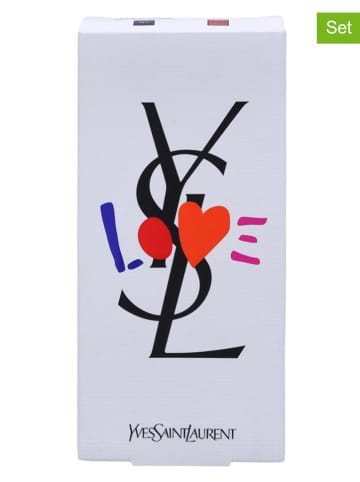 Yves Saint Laurent 2-delige set: Yves Saint Laurent "Love" mascara en lippenstift, zwart/rood