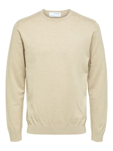 SELECTED HOMME Pullover "Berg" in Sand