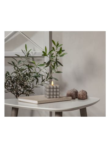 STAR Trading LED-Kerze "Flamme Dot" in Grau