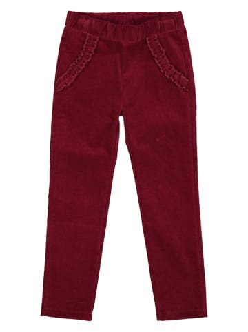 Lamino Spodnie sztruksowe w kolorze bordowym