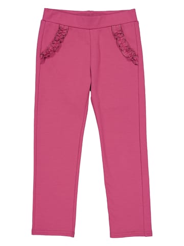 Lamino Spodnie dresowe w kolorze różowym