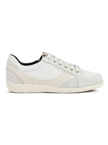 Geox Skórzane sneakersy "Myria" w kolorze białym
