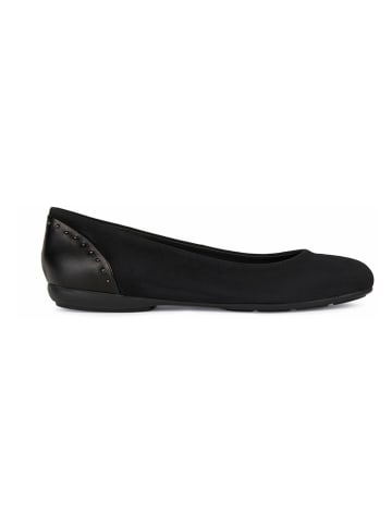 Geox Leder-Ballerinas "Annytah" in Schwarz