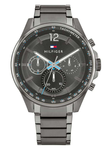 Tommy Hilfiger Zegarek kwarcowy "Max" w kolorze szarym