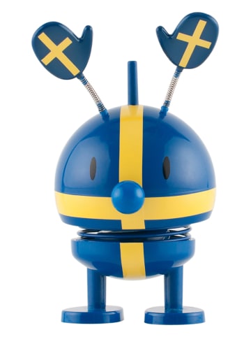 Hoptimist Decoratief figuur "Roligan Sweden S" blauw/geel - (H)10 x Ø 5 cm