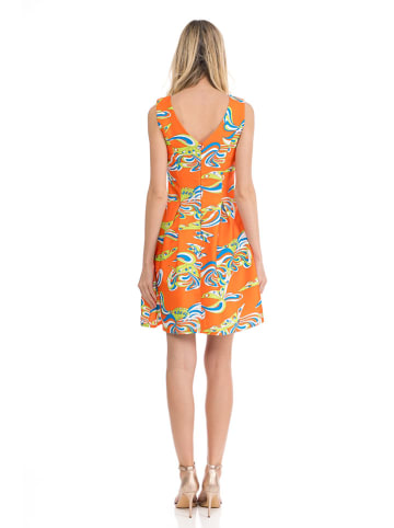 Tantra Sukienka w kolorze pomarańczowym ze wzorem