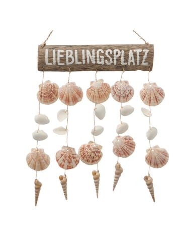 Boltze Wanddeko "Lieblingsplatz" in Creme