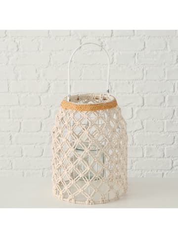 Boltze Windlicht "Sofya" crème - (H)30 cm