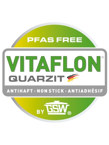 GSW 2:delige set: serveerpan "Robusta" zwart - Ø 30 cm