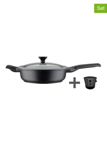 GSW 2-częściowy zestaw "Easy Click" w kolorze czarnym - Ø 28 cm