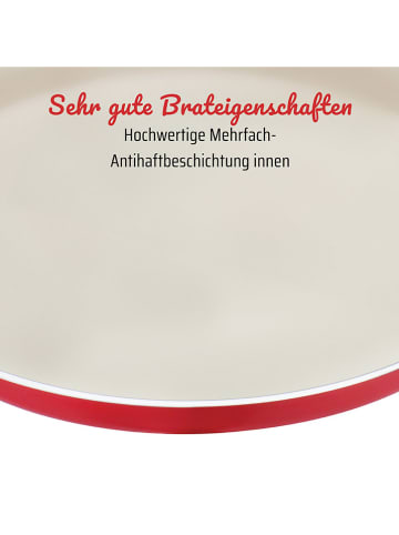 GSW Patelnia w kolorze czerwonym do naleśników - Ø 26 cm