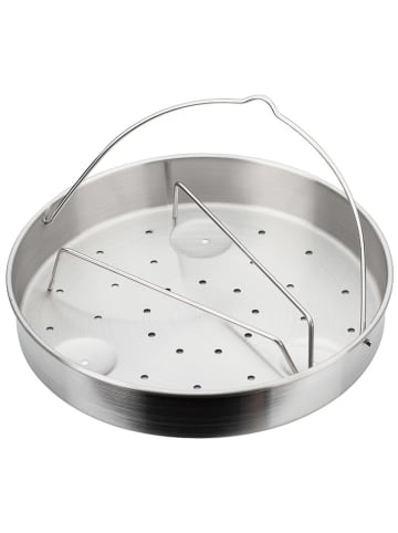 GSW 3tlg. Set: Schnellkochtopf ''Rapid'' in Silber - 6 l