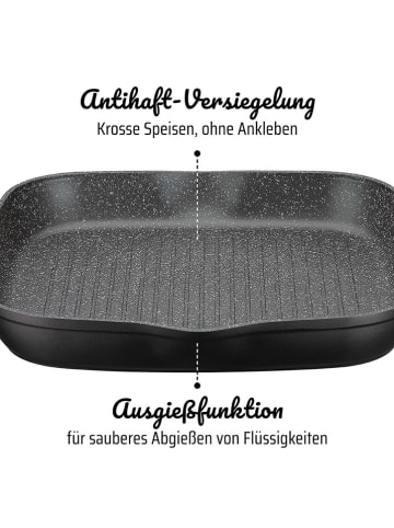 GSW 3tlg. Pfannen-Set ''Gourmet'' in Schwarz