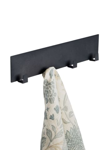 Wenko Wieszak ścienny "Ima" w kolorze czarnym - dł. 30 cm