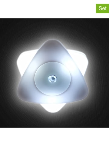 Alecto 2er-Set: LED-Nachtlichter "ANV-20" in Weiß