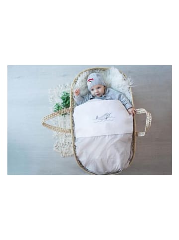 HANSEKIND Kussenhoes voor kinderwagen en wiegmatras grijs - (L)80 x (B)80 cm