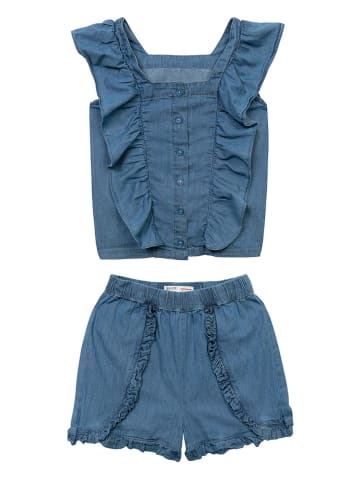 Minoti 2-delige spijkeroutfit blauw