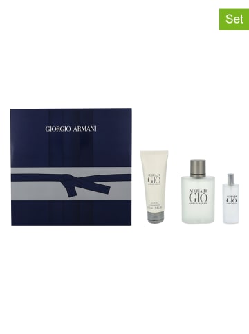 Giorgio Armani 3-delige geschenkset "Acqua Di Gio" - eau de toilette, aftershave en douchegel