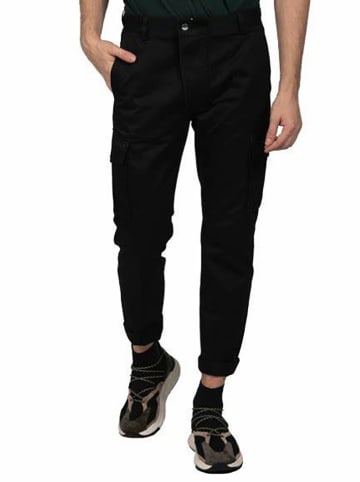Diesel Clothes Spodnie "P-Jared-Cargo" w kolorze czarnym