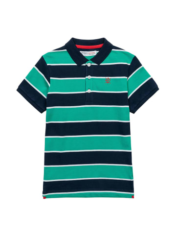 Minoti Poloshirt donkerblauw/groen