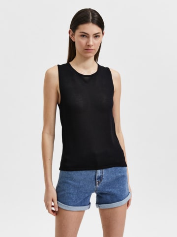 SELECTED FEMME Top "Moon" zwart