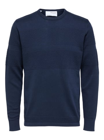 SELECTED HOMME Pullover "Maine" in Dunkelblau