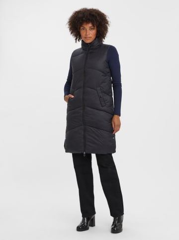 Vero Moda Kamizelka pikowana "Uppsala" w kolorze czarnym