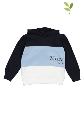 Marc O'Polo Junior Bluza w kolorze czarno-błękitno-białym