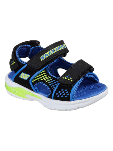 Skechers Sandały w kolorze czarno-niebieskim