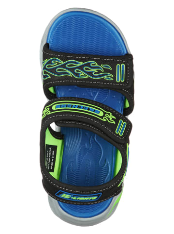 Skechers Sandały w kolorze czarno-niebieskim