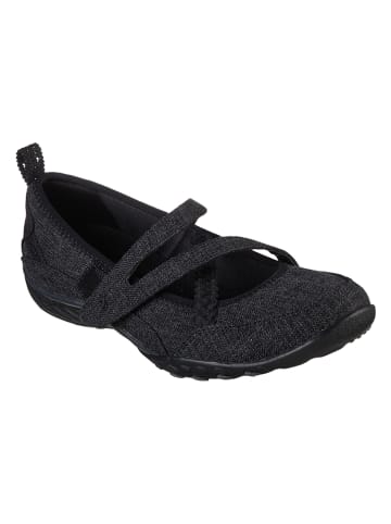 Skechers Baleriny w kolorze czarnym