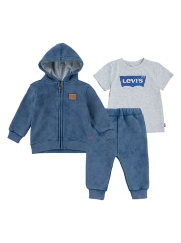 Levi's Kids 3-delige outfit donkerblauw