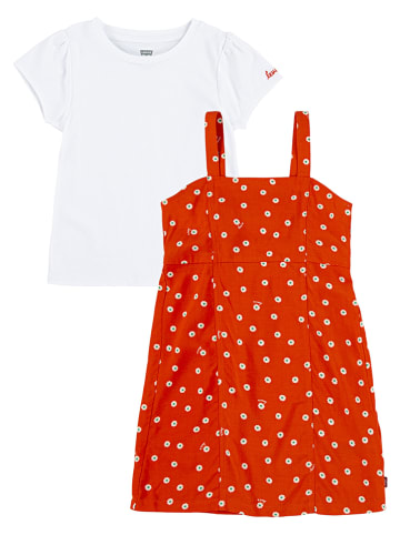 Levi's Kids 2-delige outfit rood
