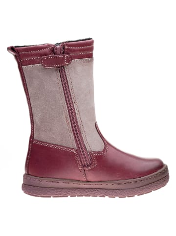 El Naturalista Leren winterlaarzen rood