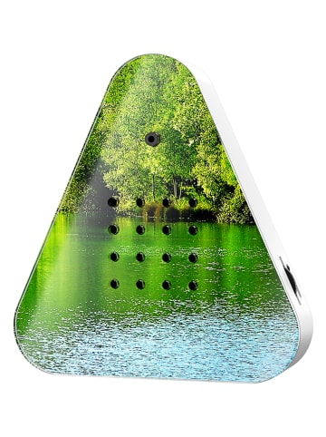 Zwitscherbox Lakesidebox "Waldsee" in Grün - (B)11 x (H)11,8 x (T)2,8 cm