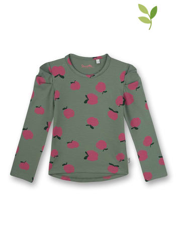 Sanetta Kidswear Longsleeve in Oliv/ Pink