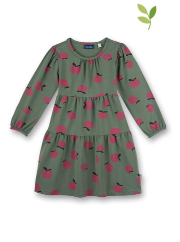 Sanetta Kidswear Kleid in Oliv/ Pink