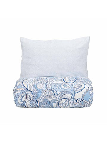 BELLA MAISON Satin-Bettwäsche-Set "Bianca" in Blau