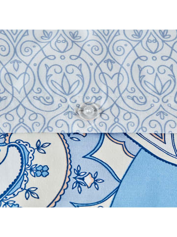 BELLA MAISON Satijnen beddengoedset "Bianca" blauw