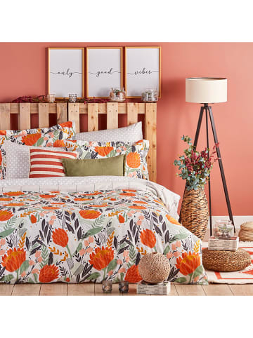 BELLA MAISON Beddengoedset "Briony" oranje/meerkleurig