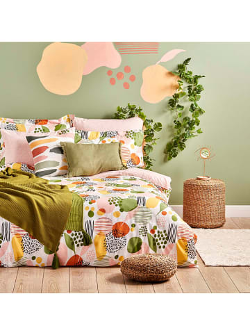 BELLA MAISON Renforcé beddengoedset "Marcia" lichtroze/meerkleurig