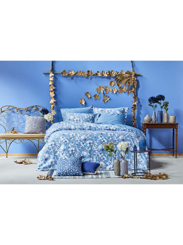 BELLA MAISON Satin-Bettwäsche-Set "Valerie" in Blau